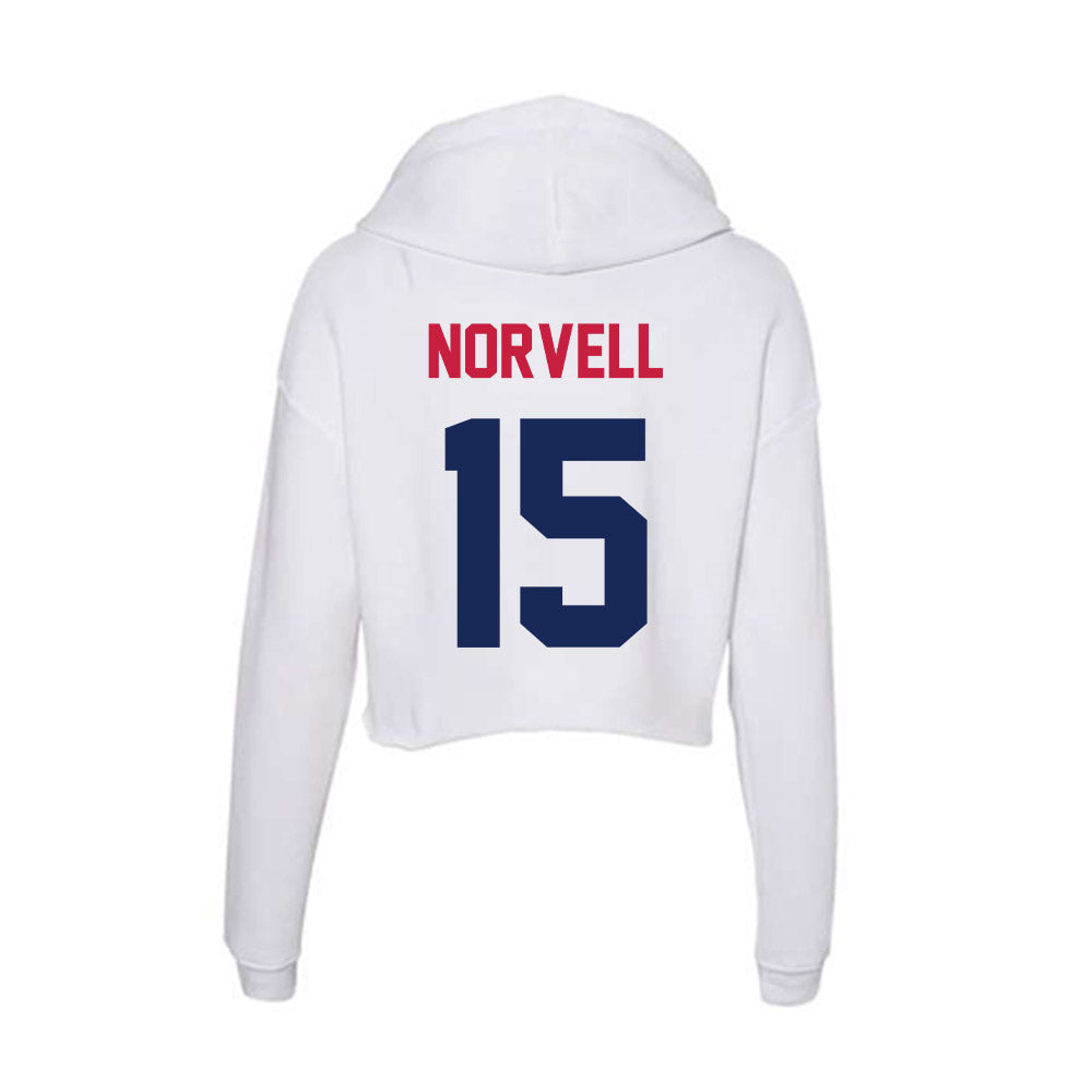 South Alabama - NCAA Women's Volleyball : Halle Norvell - Women's Crop Fleece Hoodie-1