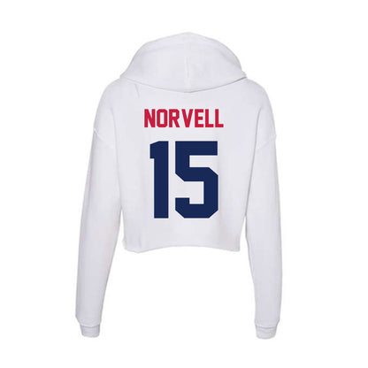 South Alabama - NCAA Women's Volleyball : Halle Norvell - Women's Crop Fleece Hoodie-1