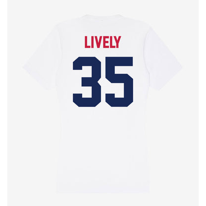 South Alabama - NCAA Softball : Presley Lively - Women's V-Neck T-Shirt-1