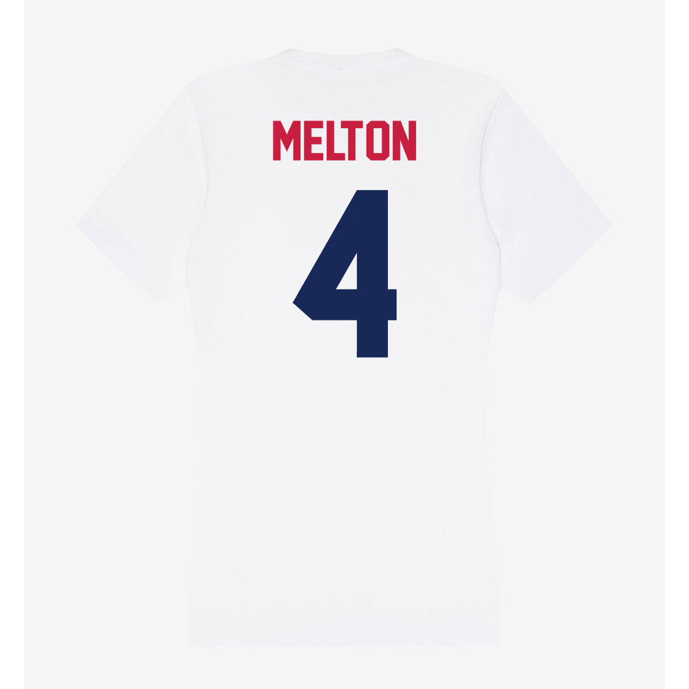 South Alabama - NCAA Baseball : Ethan Melton - Women's V-Neck T-Shirt-1