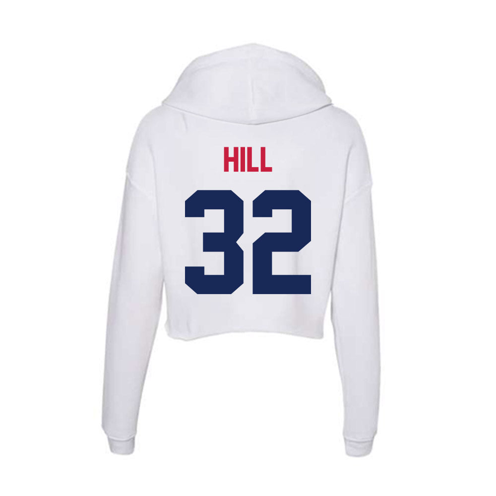 South Alabama - NCAA Women's Soccer : Zamiyah Hill - Women's Crop Fleece Hoodie-1
