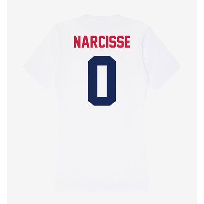 South Alabama - NCAA Women's Basketball : Chrysta Narcisse - Women's V-Neck T-Shirt-1