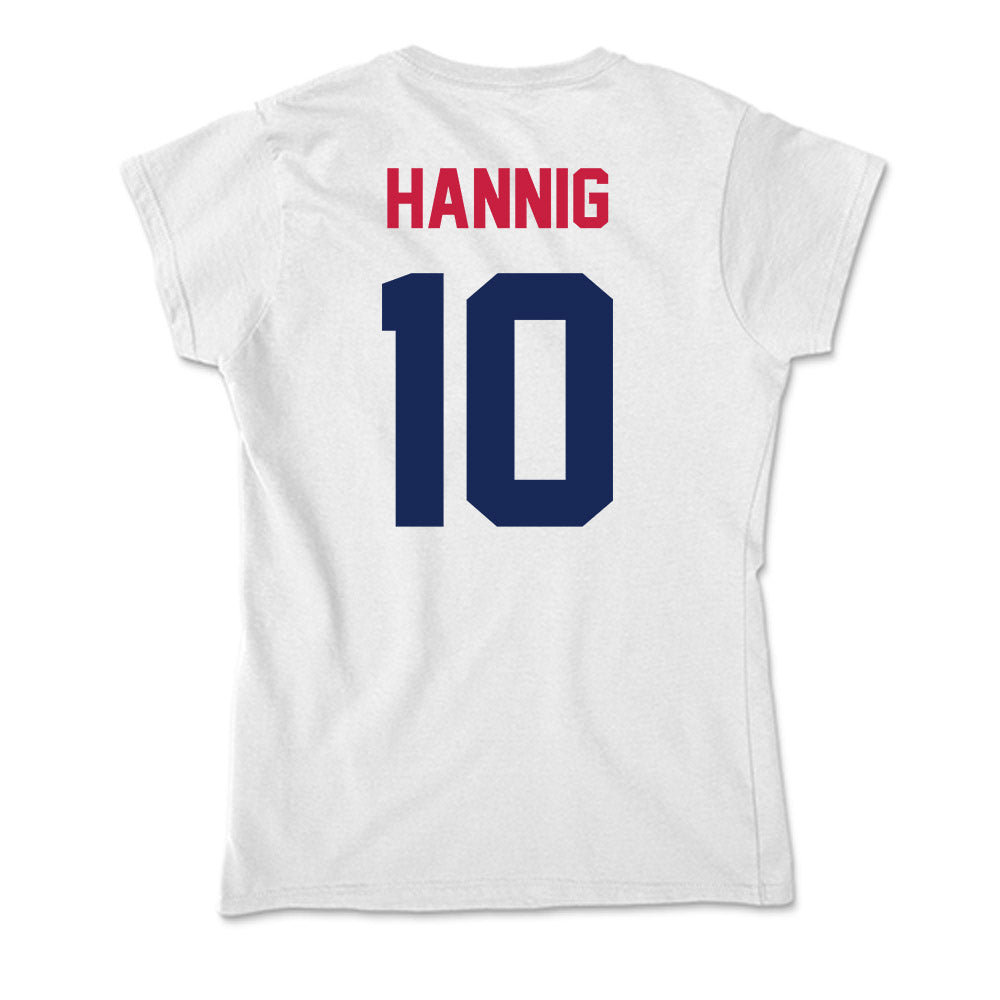 South Alabama - NCAA Men's Tennis : Braden Hannig - Soft Style Women’s T-Shirt-1