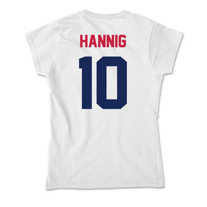 South Alabama - NCAA Men's Tennis : Braden Hannig - Soft Style Women’s T-Shirt-1