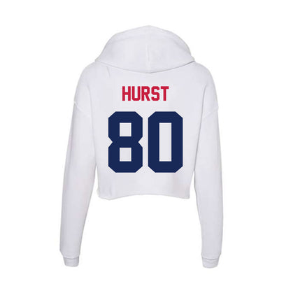 South Alabama - NCAA Football : Brayden Hurst - Women's Crop Fleece Hoodie-1