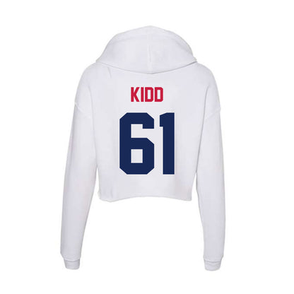 South Alabama - NCAA Football : Julius Kidd - Women's Crop Fleece Hoodie-1