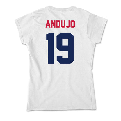 South Alabama - NCAA Softball : Frankie Andujo - Soft Style Women’s T-Shirt-1