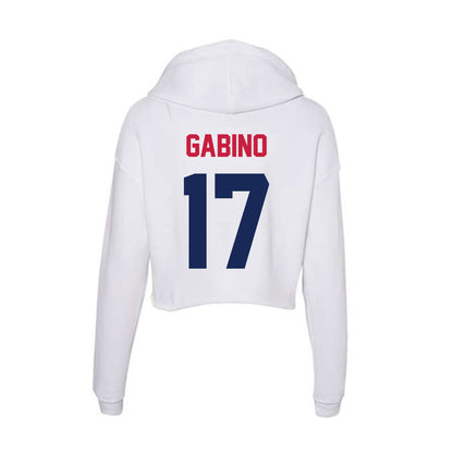 South Alabama - NCAA Women's Soccer : Isabella Gabino - Women's Crop Fleece Hoodie-1