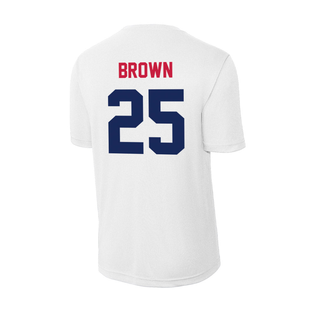 South Alabama - NCAA Men's Basketball : Judah Brown - Activewear T-Shirt-1