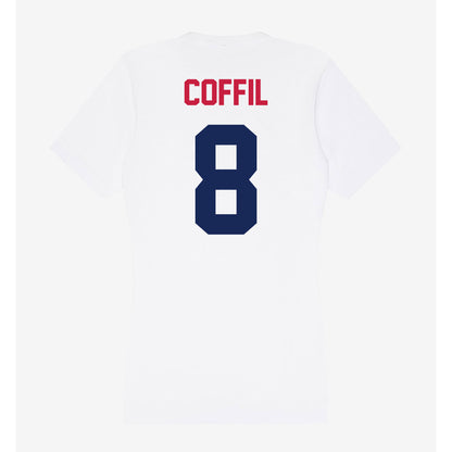 South Alabama - NCAA Women's Basketball : Terren Coffil - Women's V-Neck T-Shirt-1