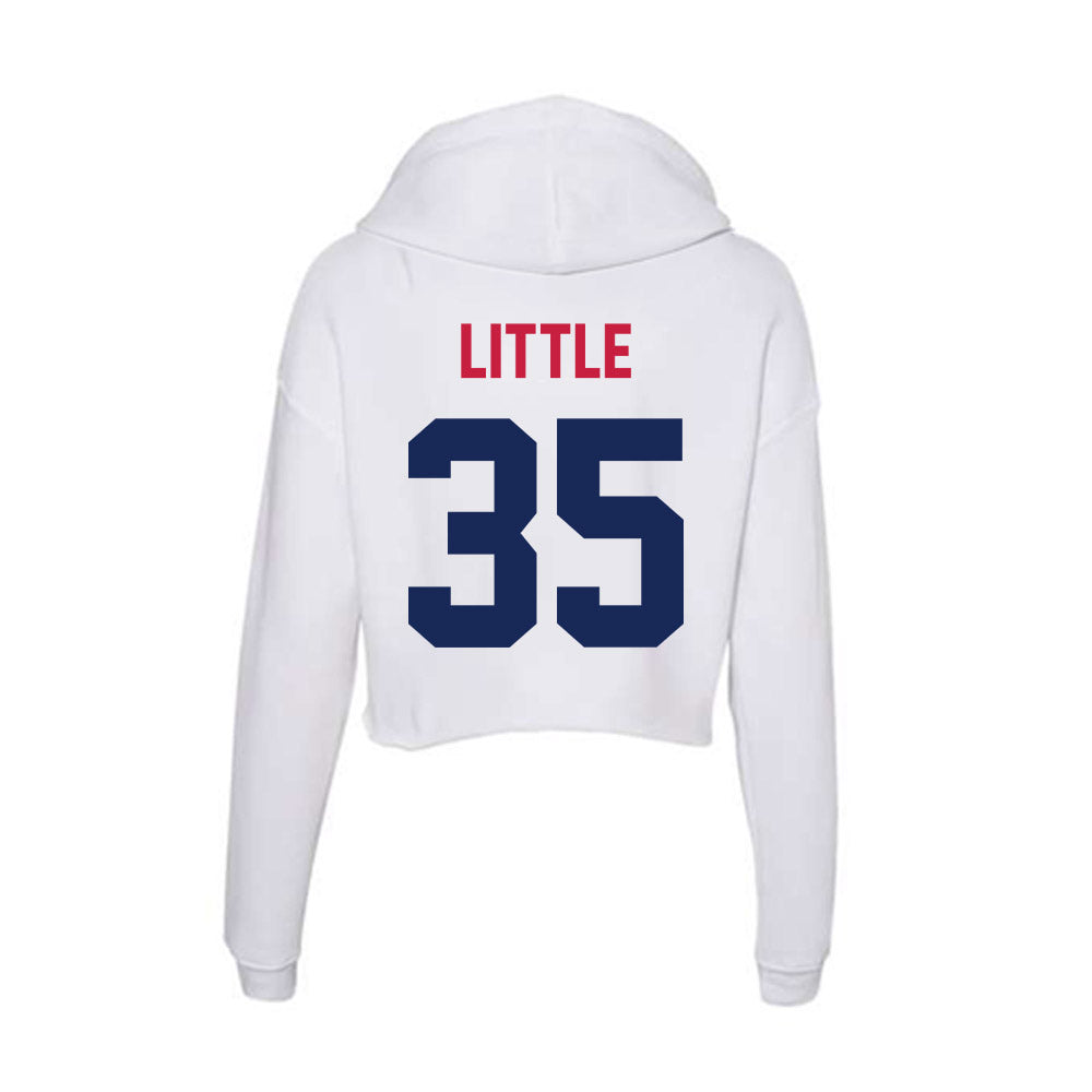 South Alabama - NCAA Football : Davis Little - Women's Crop Fleece Hoodie-1