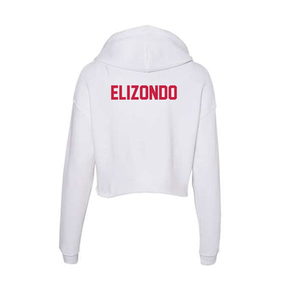 South Alabama - NCAA Women's Track & Field : Charleen Elizondo - Women's Crop Fleece Hoodie-1
