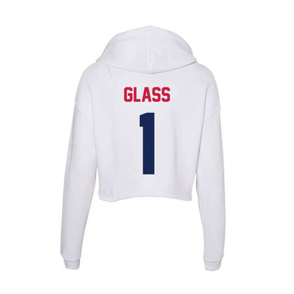 South Alabama - NCAA Men's Track & Field : Nic Glass - Women's Crop Fleece Hoodie-1