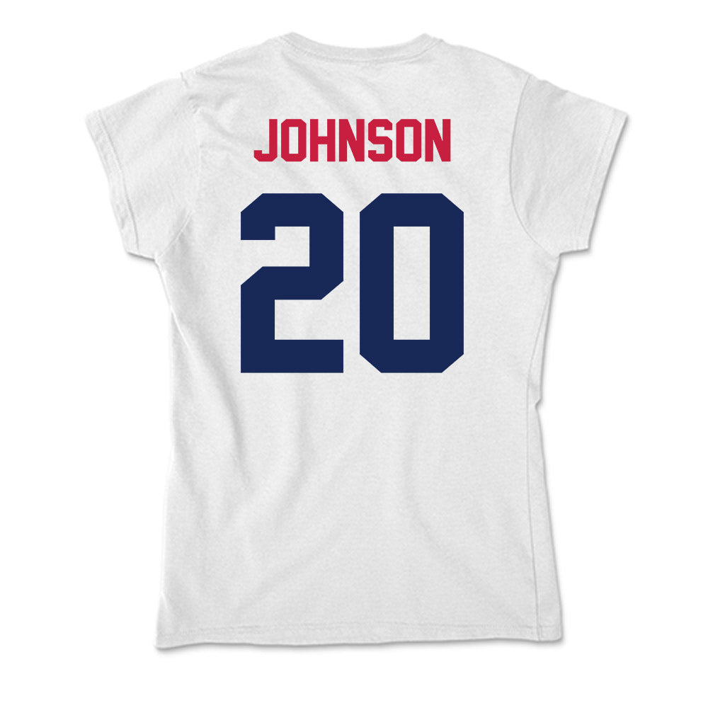 South Alabama - NCAA Football : Tirrell Johnson - Soft Style Women’s T-Shirt-1