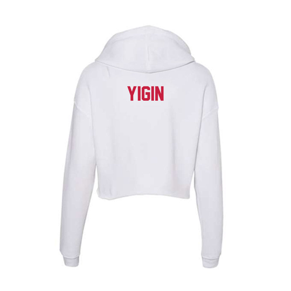 South Alabama - NCAA Men's Tennis : Deren Yigin - Women's Crop Fleece Hoodie-1