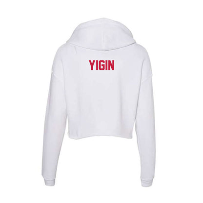 South Alabama - NCAA Men's Tennis : Deren Yigin - Women's Crop Fleece Hoodie-1