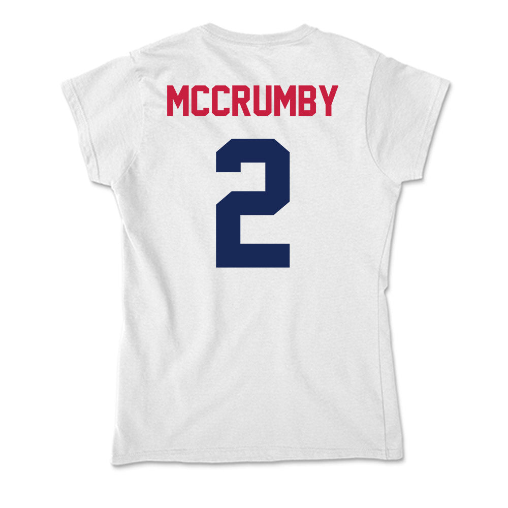 South Alabama - NCAA Football : Miller McCrumby - Soft Style Women’s T-Shirt-1