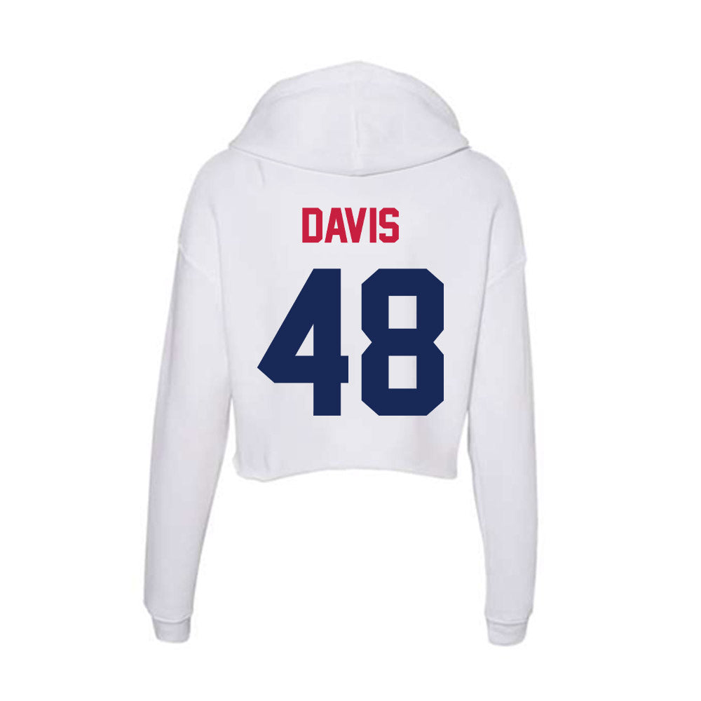 South Alabama - NCAA Baseball : Chase Davis - Women's Crop Fleece Hoodie-1