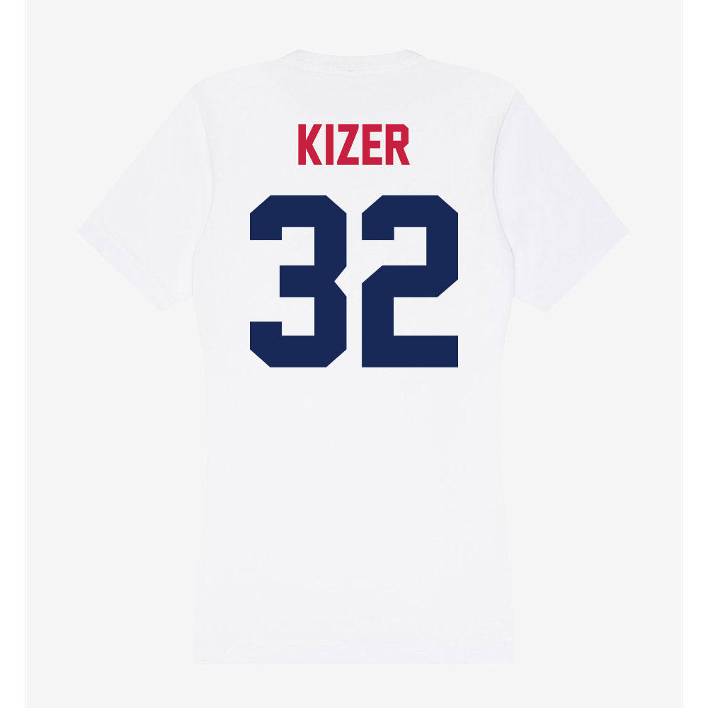South Alabama - NCAA Men's Basketball : Caleb Kizer - Women's V-Neck T-Shirt-1