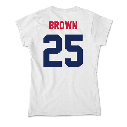 South Alabama - NCAA Men's Basketball : Judah Brown - Soft Style Women’s T-Shirt-1