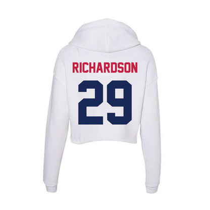 South Alabama - NCAA Baseball : Nick Richardson - Women's Crop Fleece Hoodie-1