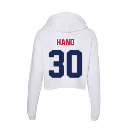 South Alabama - NCAA Football : Perry Hand - Women's Crop Fleece Hoodie-1
