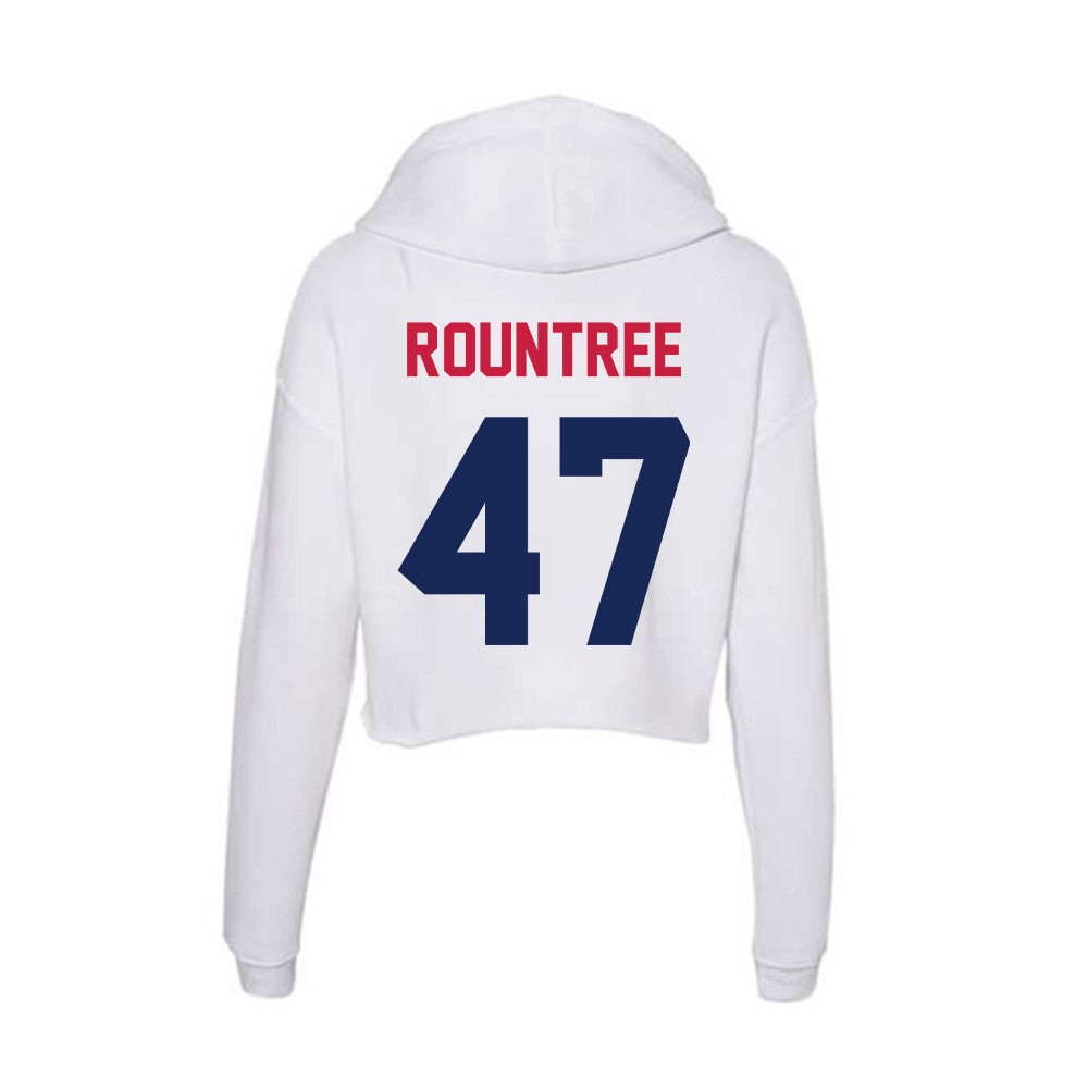 South Alabama - NCAA Football : Grant Rountree - Women's Crop Fleece Hoodie-1