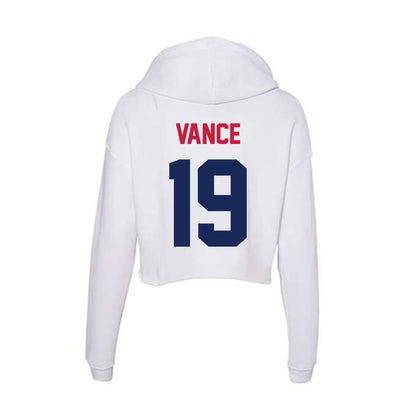 South Alabama - NCAA Football : Deuce Vance - Women's Crop Fleece Hoodie-1