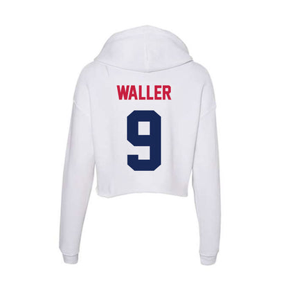 South Alabama - NCAA Football : Emmanuel Waller - Women's Crop Fleece Hoodie-1
