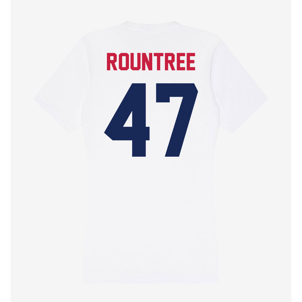 South Alabama - NCAA Football : Grant Rountree - Women's V-Neck T-Shirt-1