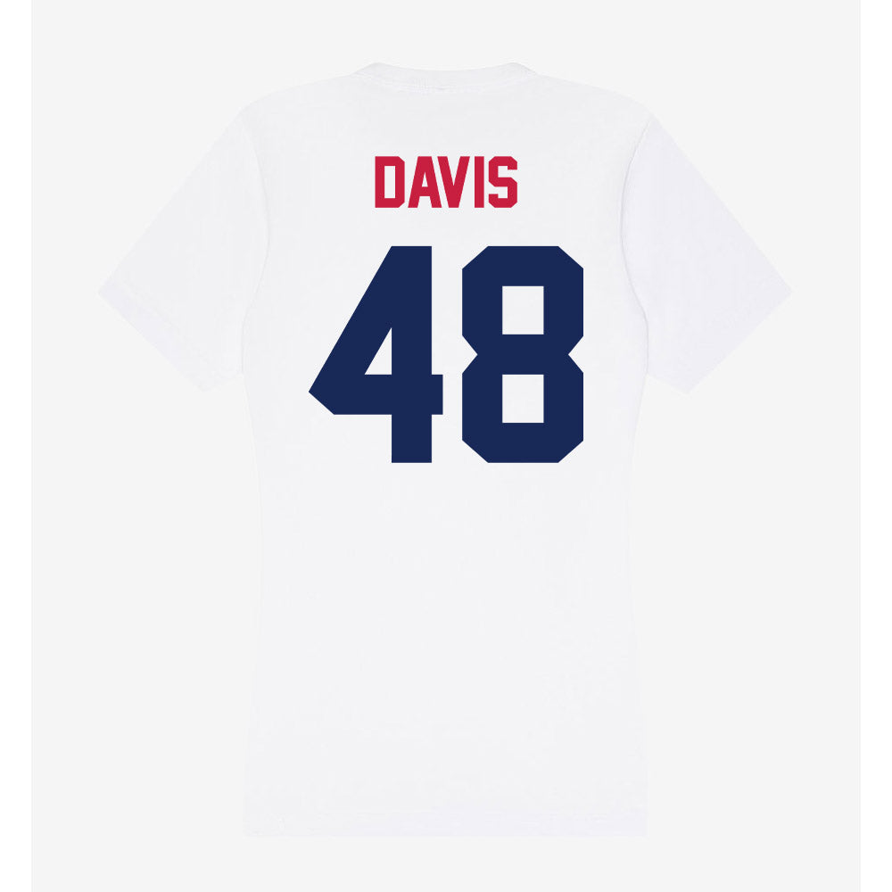 South Alabama - NCAA Baseball : Chase Davis - Women's V-Neck T-Shirt-1