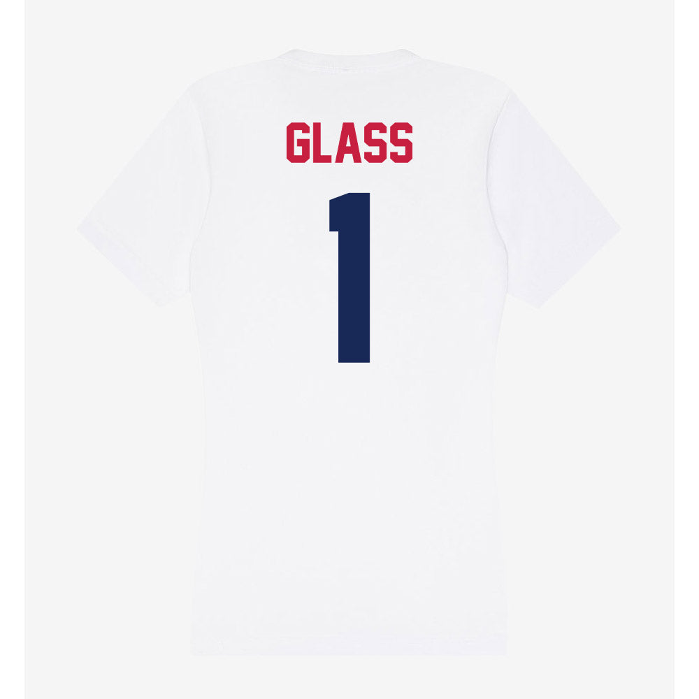 South Alabama - NCAA Men's Track & Field : Nic Glass - Women's V-Neck T-Shirt-1