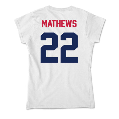 South Alabama - NCAA Baseball : Duncan Mathews - Soft Style Women’s T-Shirt-1