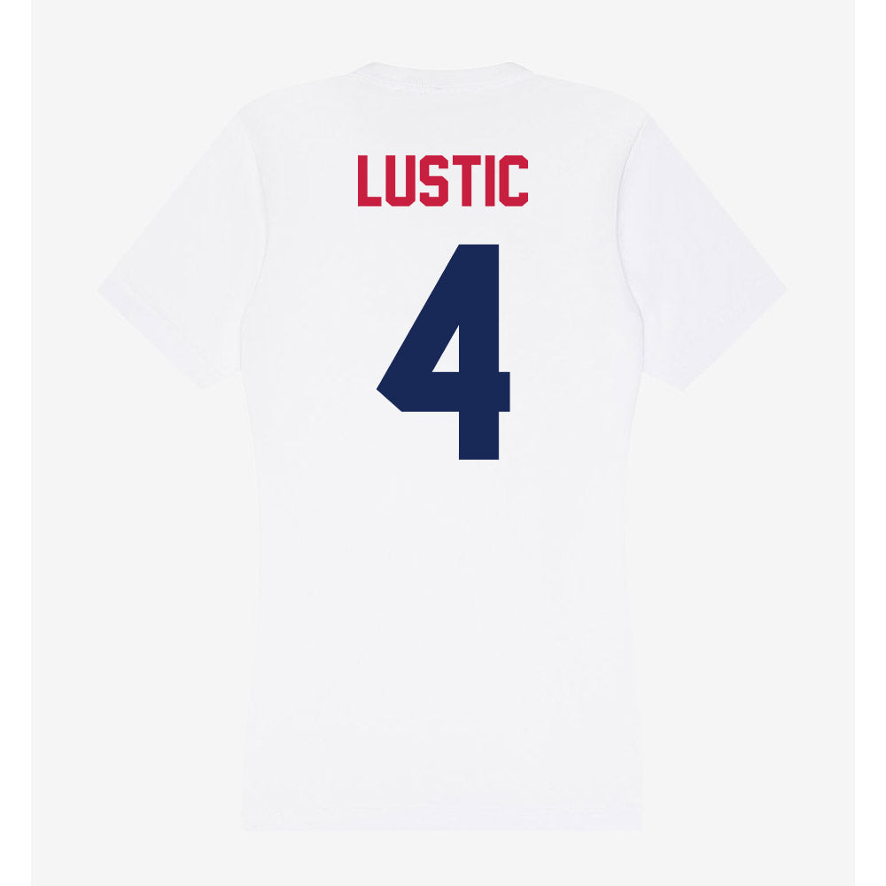South Alabama - NCAA Baseball : Brock Lustic - Women's V-Neck T-Shirt-1