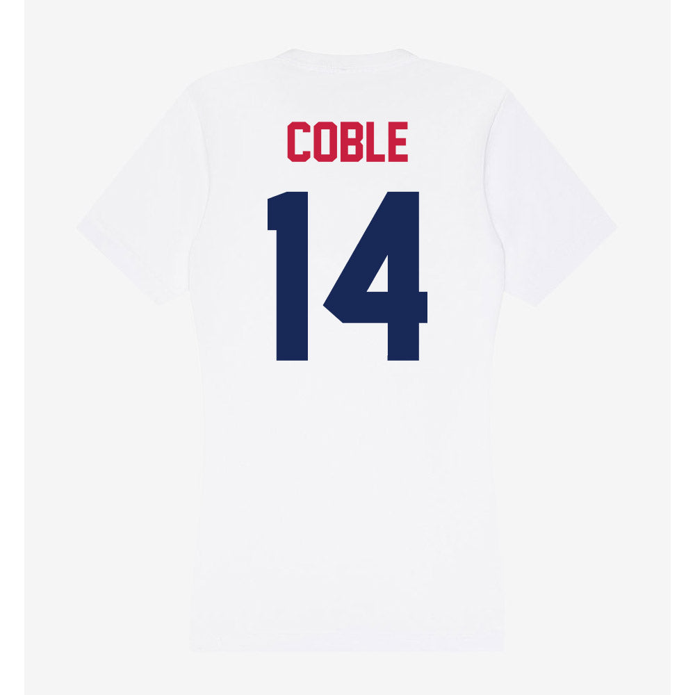 South Alabama - NCAA Softball : Ashleia Coble - Women's V-Neck T-Shirt-1