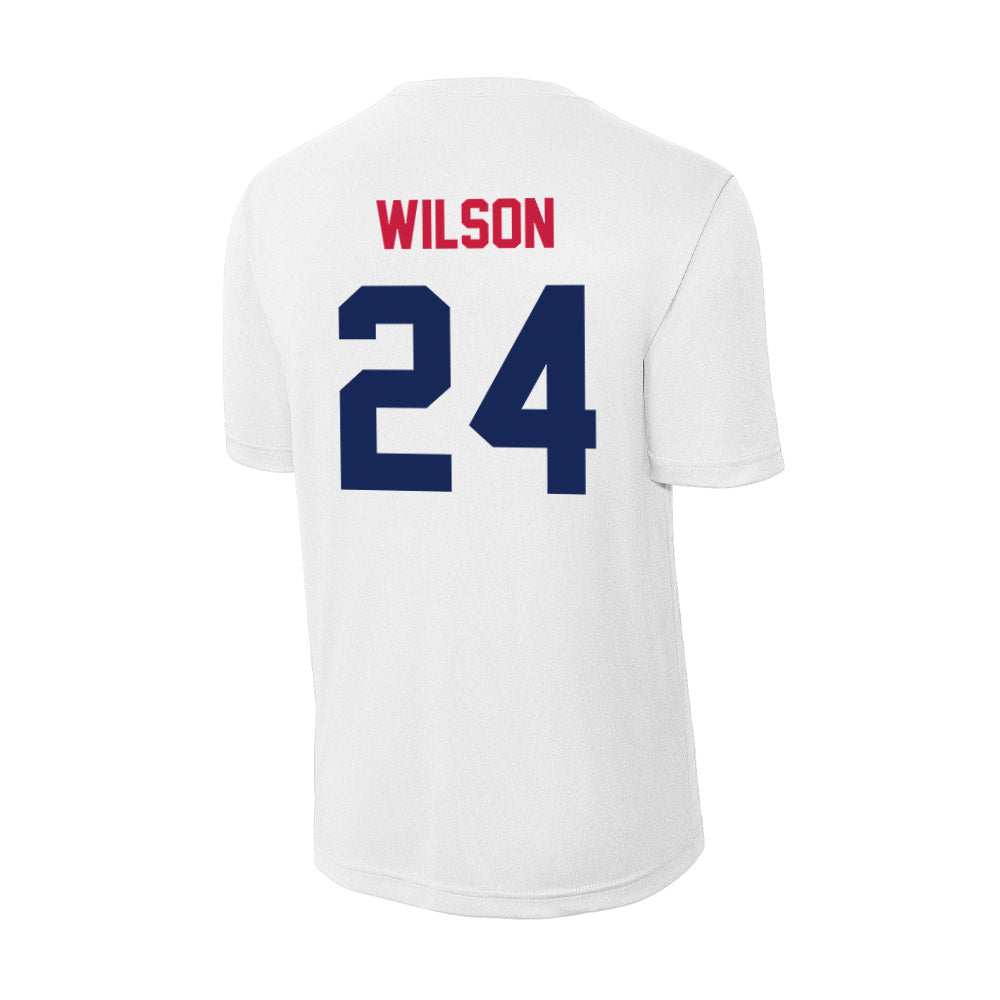 South Alabama - NCAA Women's Soccer : Larkin Wilson - Activewear T-Shirt-1
