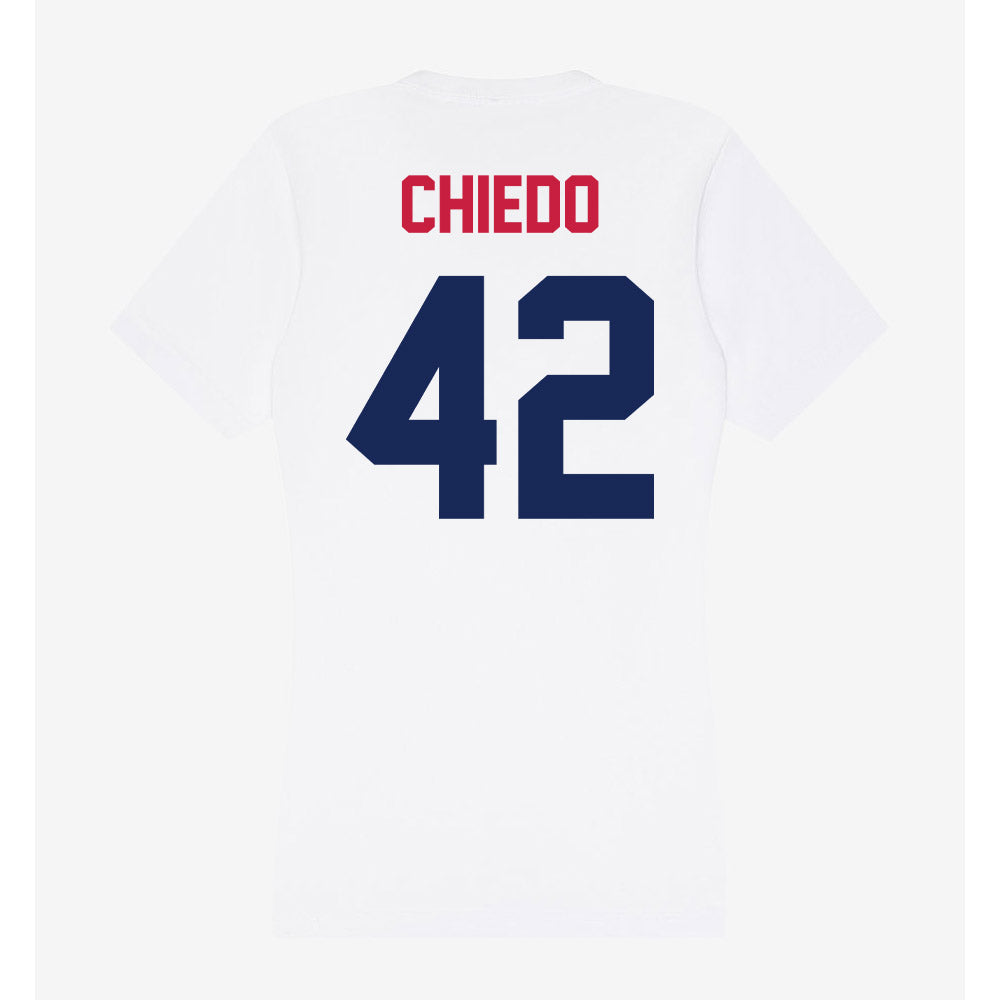 South Alabama - NCAA Football : Dylan Chiedo - Women's V-Neck T-Shirt-1