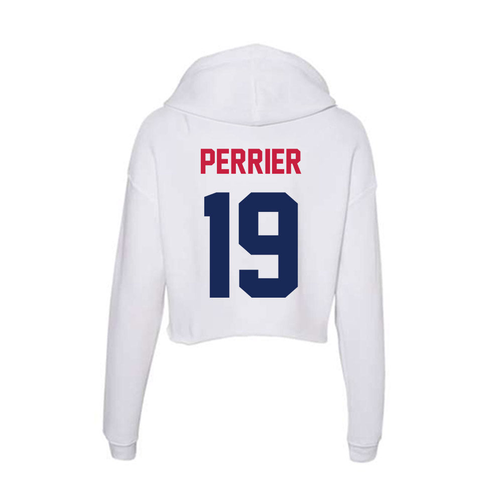 South Alabama - NCAA Men's Cross Country : Sacha Perrier - Women's Crop Fleece Hoodie-1
