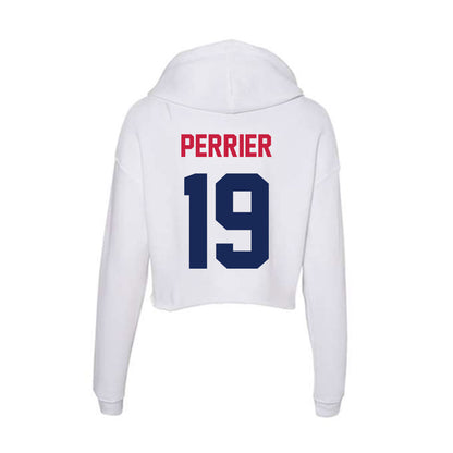 South Alabama - NCAA Men's Cross Country : Sacha Perrier - Women's Crop Fleece Hoodie-1