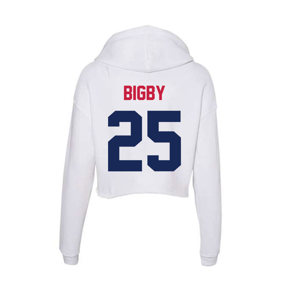 South Alabama - NCAA Baseball : Paxton Bigby - Women's Crop Fleece Hoodie-1