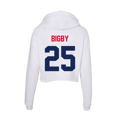 South Alabama - NCAA Baseball : Paxton Bigby - Women's Crop Fleece Hoodie-1