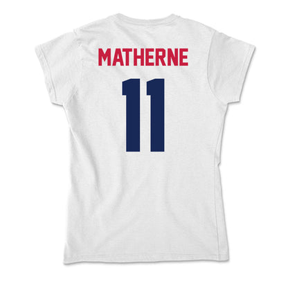 South Alabama - NCAA Women's Soccer : Ava Matherne - Soft Style Women’s T-Shirt-1