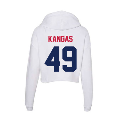 South Alabama - NCAA Baseball : Garret Kangas - Women's Crop Fleece Hoodie-1