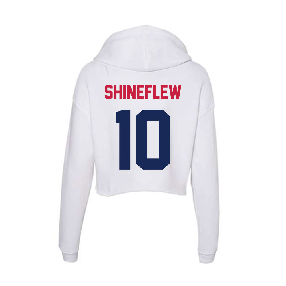 South Alabama - NCAA Baseball : Jaxon Shineflew - Women's Crop Fleece Hoodie-1
