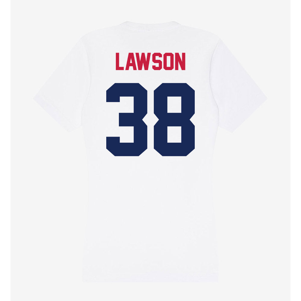 South Alabama - NCAA Football : Camden Lawson - Women's V-Neck T-Shirt-1
