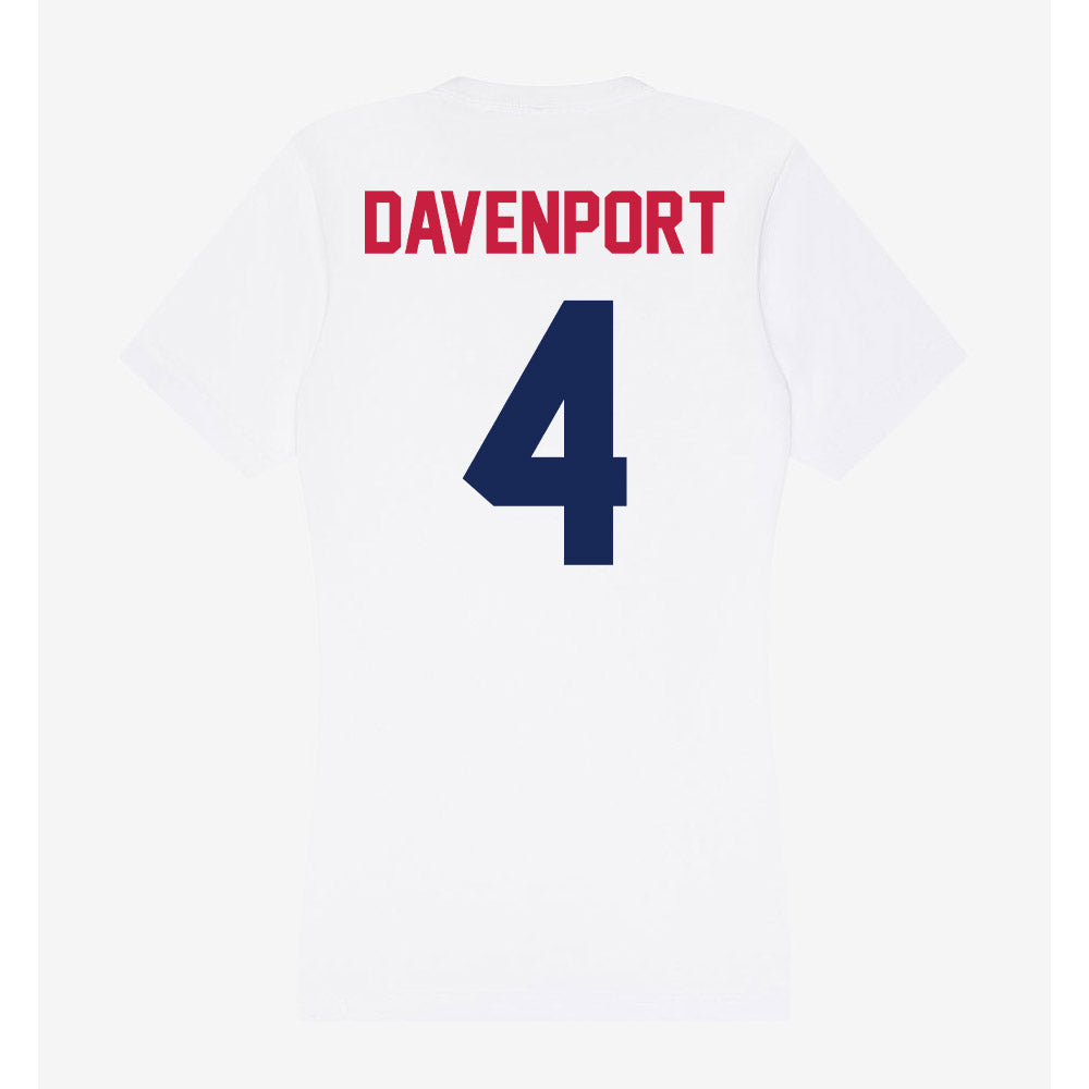South Alabama - NCAA Football : bishop davenport - Women's V-Neck T-Shirt-1