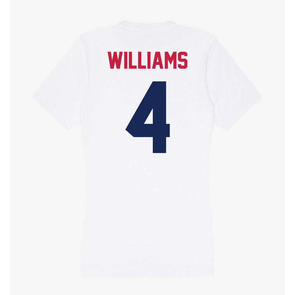 South Alabama - NCAA Men's Basketball : Stephen Williams - Women's V-Neck T-Shirt-1
