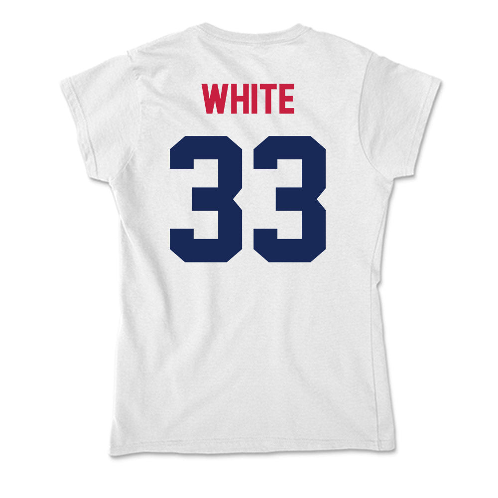 South Alabama - NCAA Softball : Amity White - Soft Style Women’s T-Shirt-1