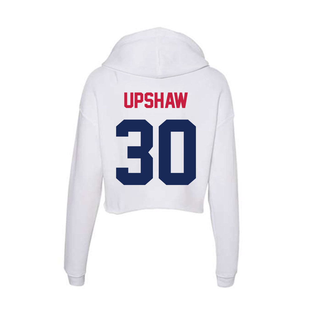 South Alabama - NCAA Football : Camen Upshaw - Women's Crop Fleece Hoodie-1