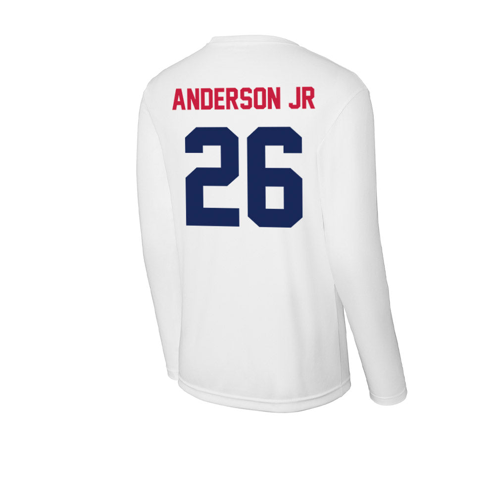 South Alabama - NCAA Football : Xavious Anderson Jr - Activewear Long Sleeve T-Shirt-1